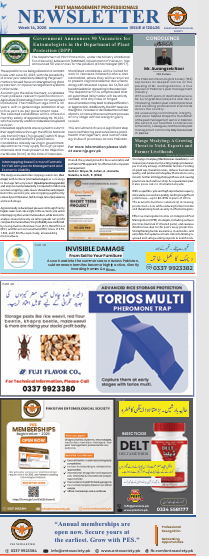 news letter march 12 ento society